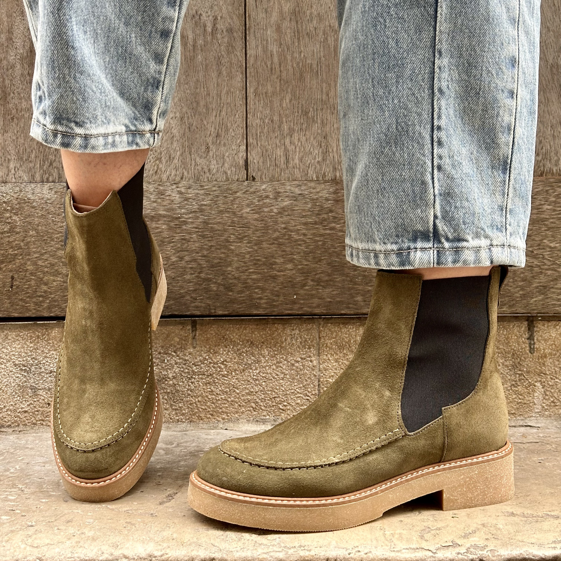 garance bottines maristade vert