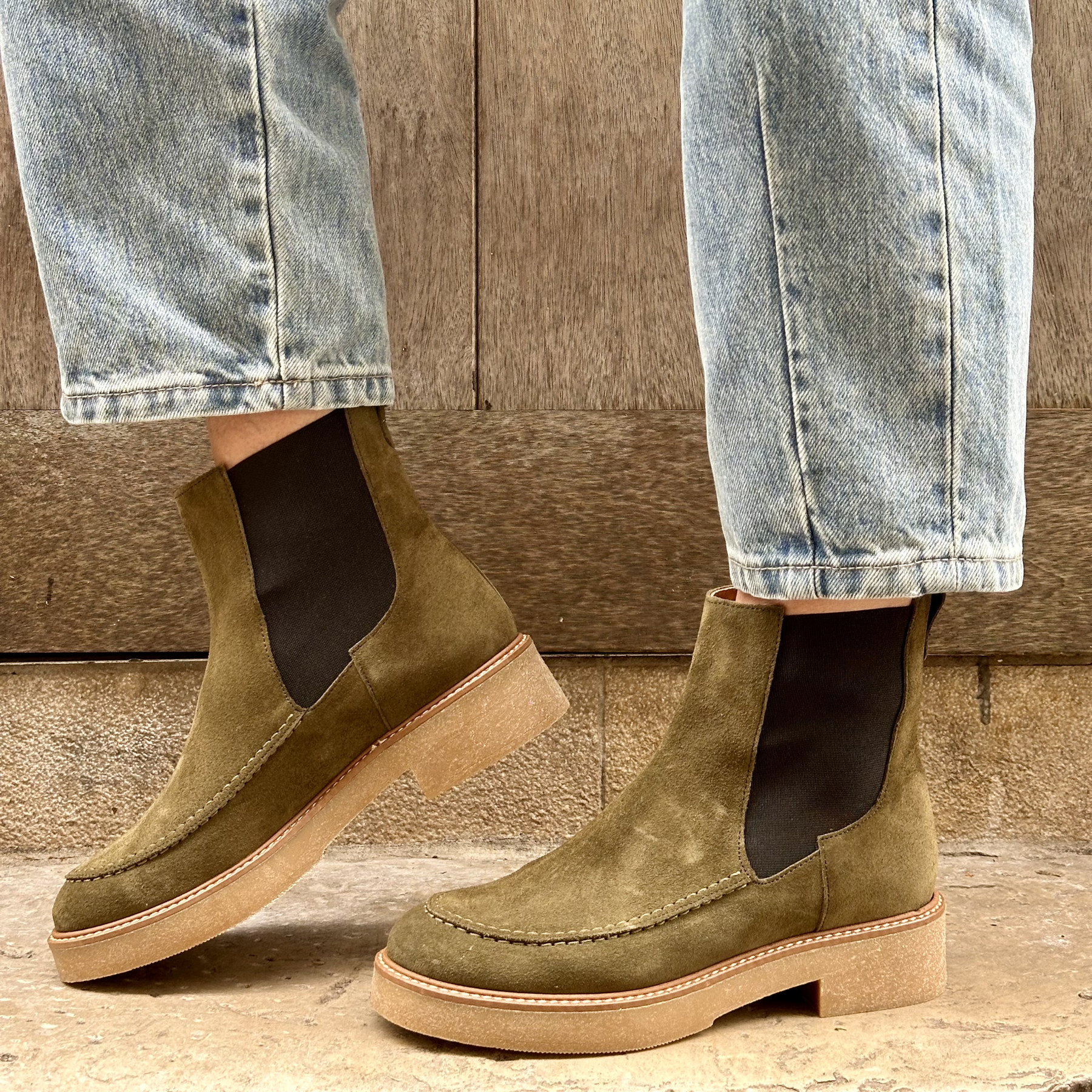 garance bottines maristade vert