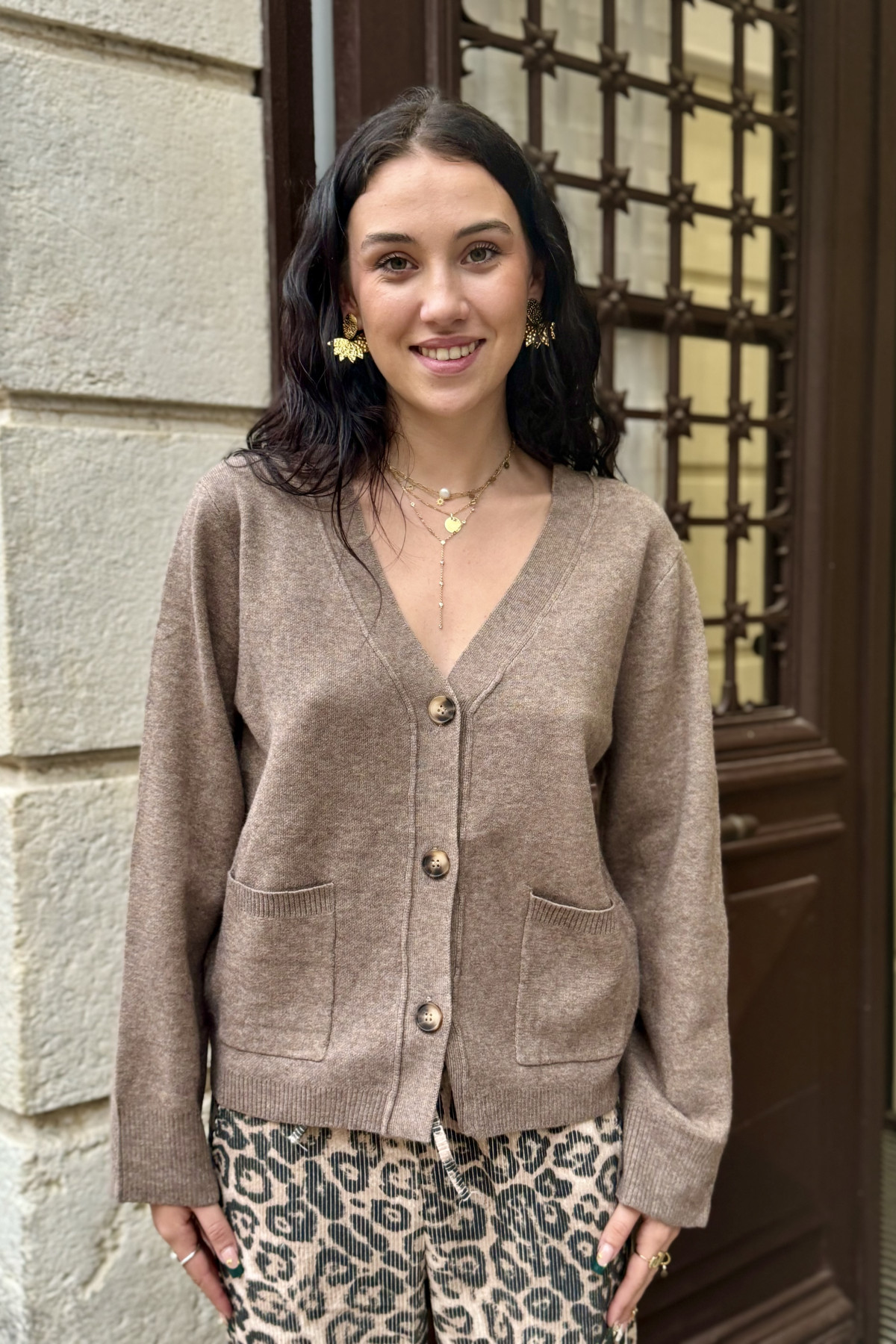 GILET AVEC DEUX POCHES BOUTONS BASIQUES CHUMMY GILET SK28665