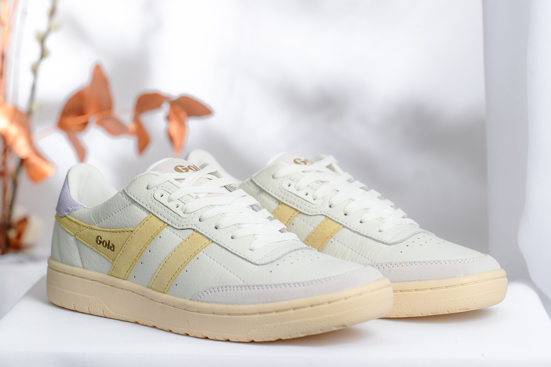 GOLA BASKET FALCON white lemon lavender CBL415