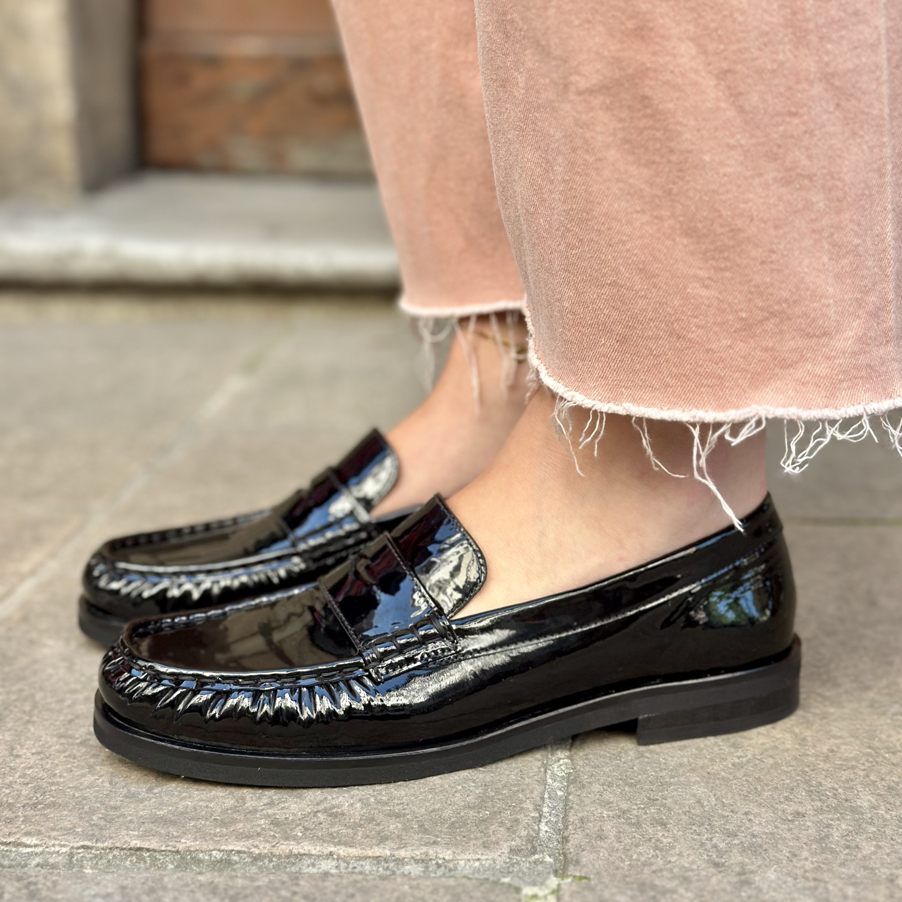 hogl mocassin noir 0-10 1404