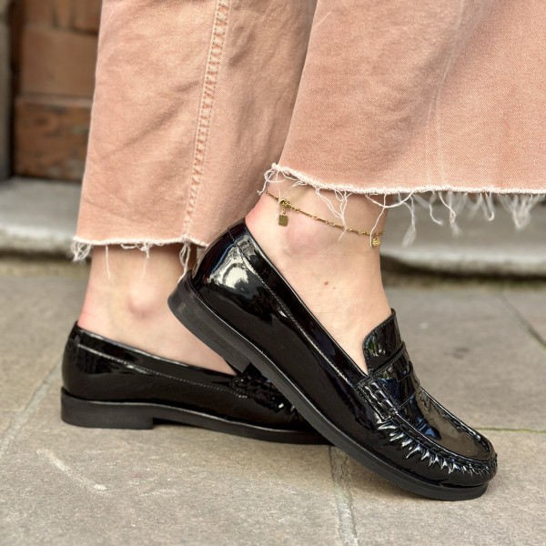 hogl mocassin noir 0-10 1404