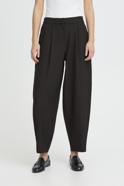ICHI PANTALON FAVA 20125681 NOIR H26 ICHI PANTALON FAVA 20125681 NOIR H26