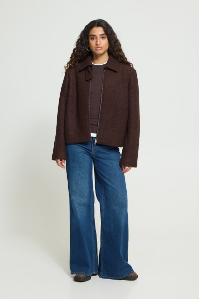 ICHI VESTE STIPA MARRON 20125846