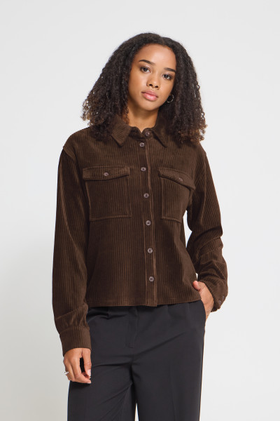 ICHI VESTE TAMARY CHOCO 6372