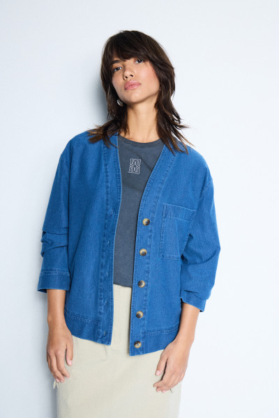 ICHI VESTE KATE DENIM 5213