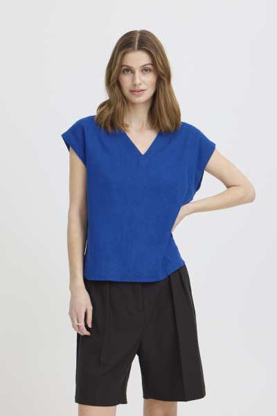 ICHI TOP LINNO BLEU 2908