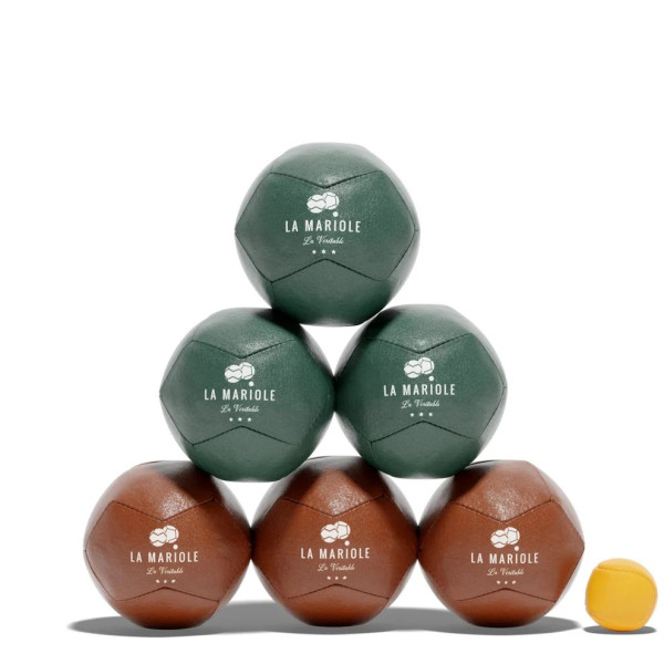 LA MARIOLE BOULES DE PETANQUE COGNAC / VERT