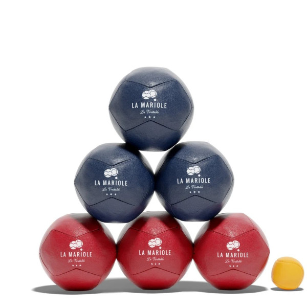 LA MARIOLE BOULES DE PETANQUE MARINE / ROUGE