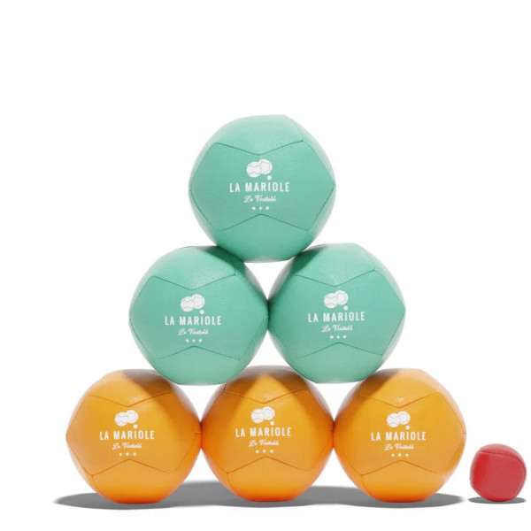 LA MARIOLE BOULES DE PETANQUE ORANGE / TURQUOISE