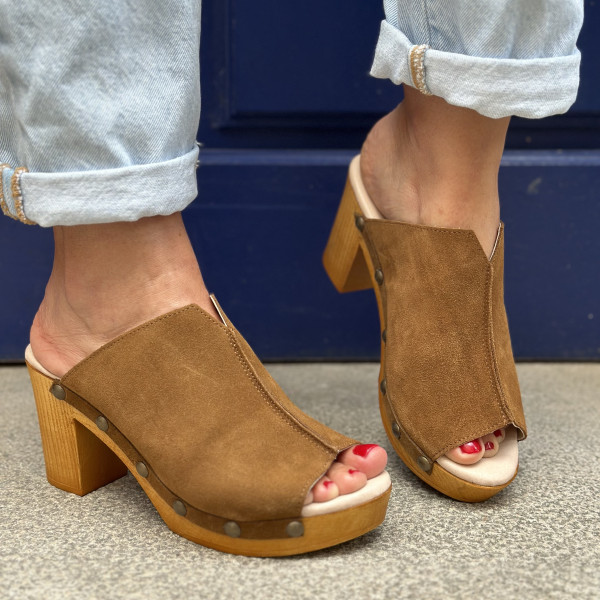 LES SABOTS DE CARO MULES BILBAO NUBUCK