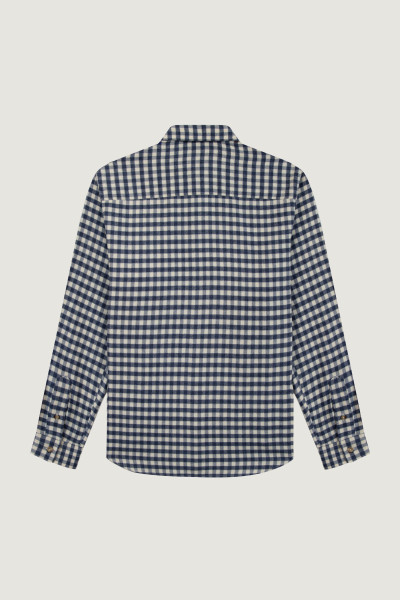 maison labiche chemise bonne graine square blue