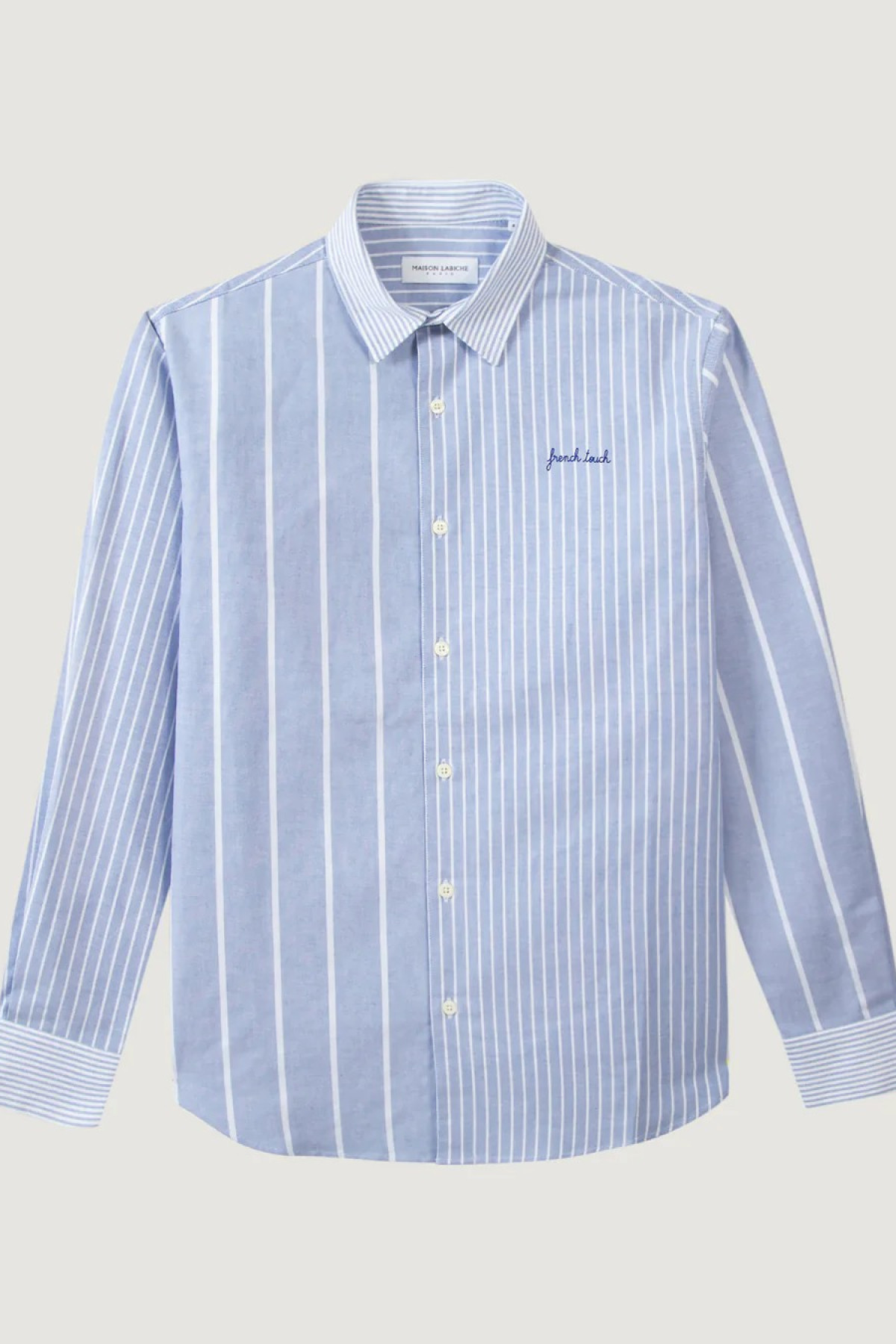 maison labiche chemise breteuil bleu