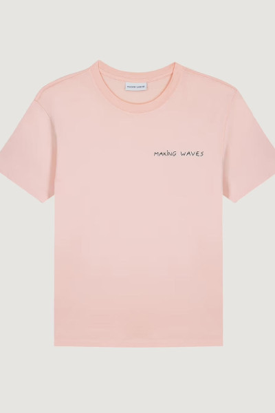 MAISON LABICHE T-SHIRT POPINCOURT MAKING WAVES ROSE