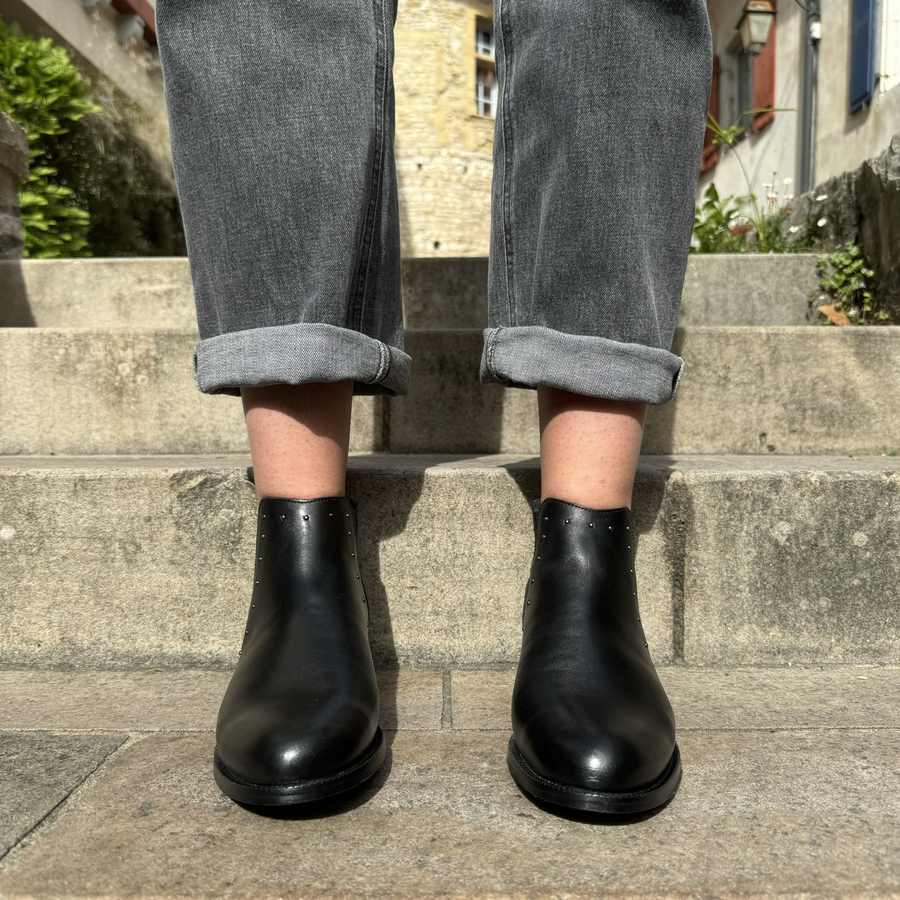 MAROLI BOTTINES NOIRES FEMME 7664
