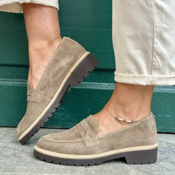 MAROLI MOCASSIN 8824 LOU TAUPE 