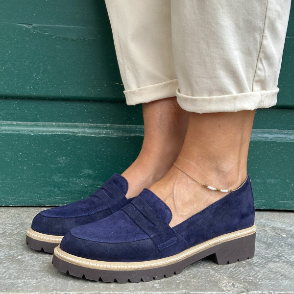 MAROLI MOCASSIN 8824 LOU BLEU MARINE 2