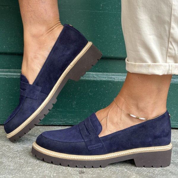 maroli mocassin 8824 lou 1689 bleu marine 