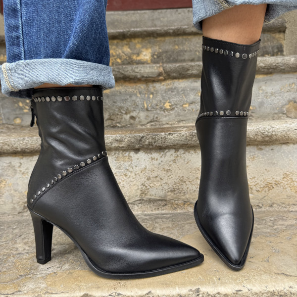 mimmu bottine m2118m4 cuir agata noir 