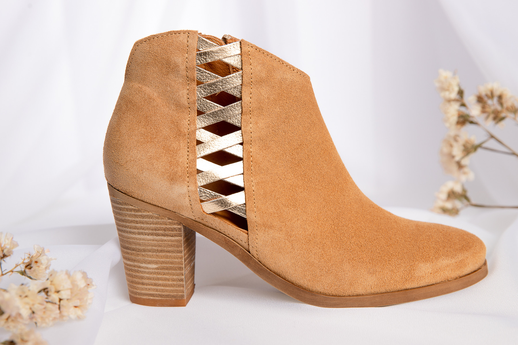 Bottines Plates Pour Femme En Cuir Souple - Fermeture éclair Latérale, Design Classique, Pour Tous Les Jours Et Bureau