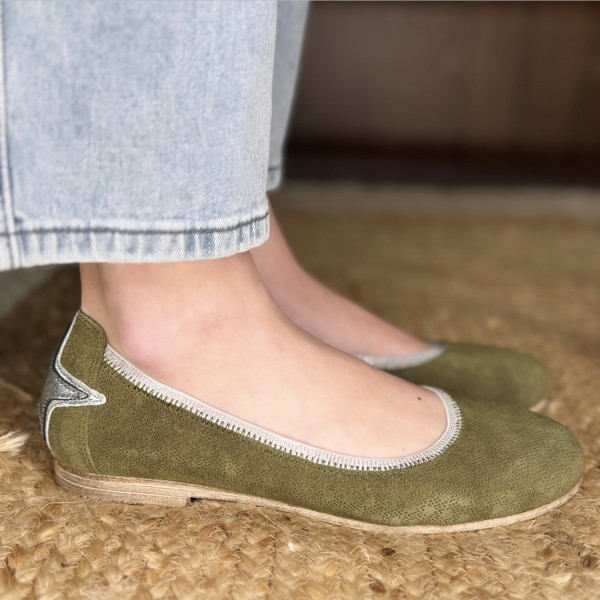 mkd ballerines nael cabras lam kaki