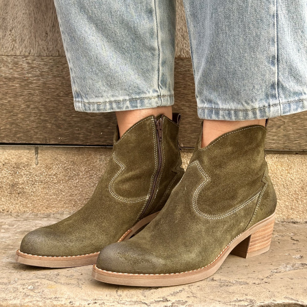 MKD bottines april crute A356 glitter gold