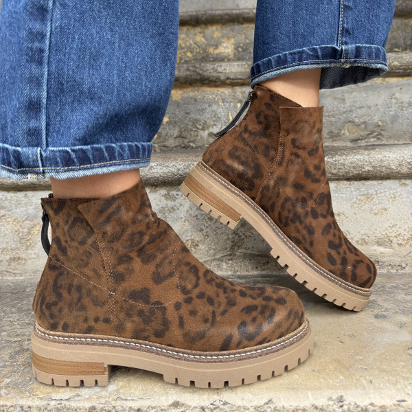 MKD BOTTINES DIDJI LEOPARD