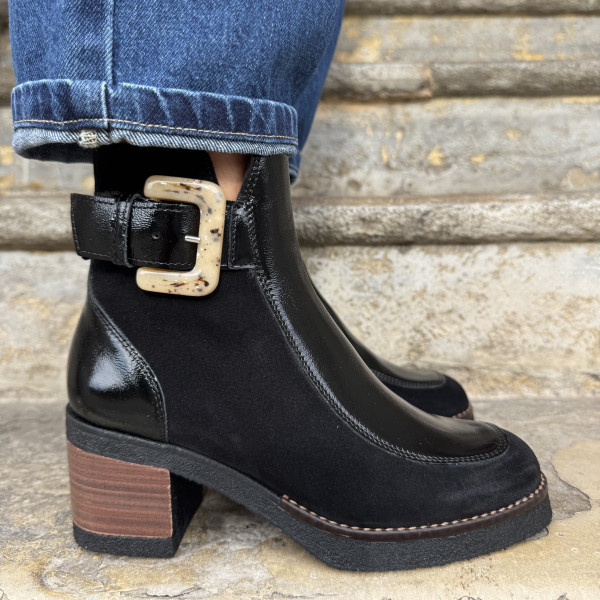 MKD BOTTINES ISIS MILANO NOIRE 