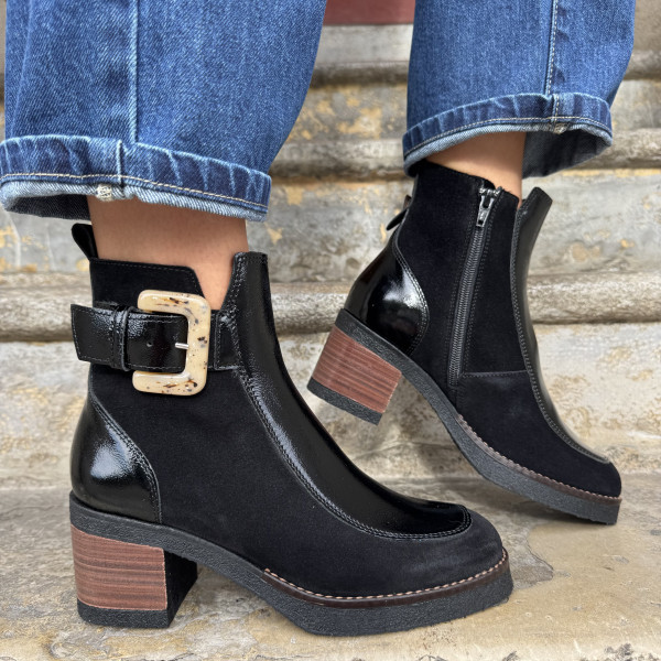 MKD BOTTINES ISIS MILANO NOIRE 