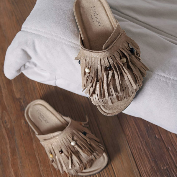 CHUMMY MULES GOLD 506 