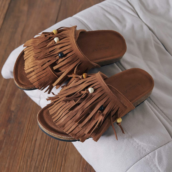 CHUMMY MULES CAMEL 506