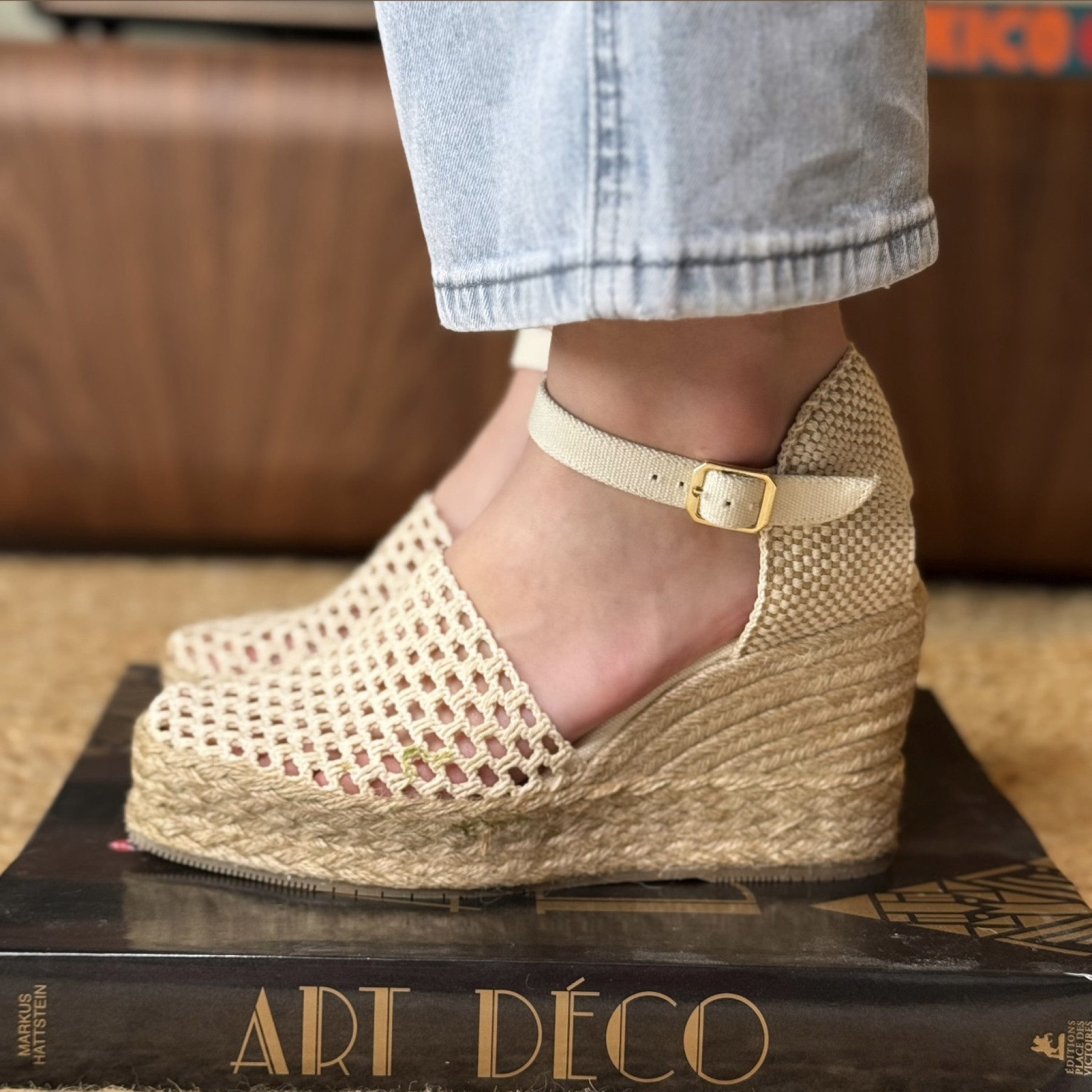 PALOMITAS SANDALE PALOMA BARCELO CARINA BEIGE