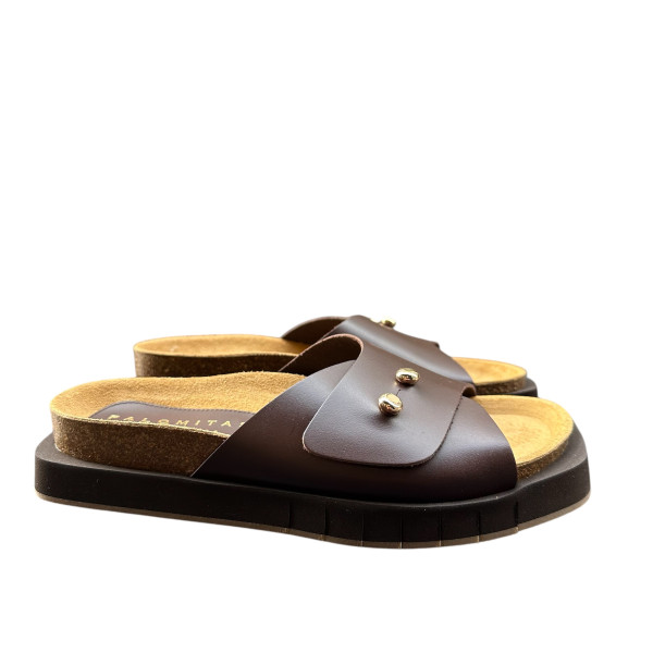 PALOMITAS SANDALE CARRY MARRON