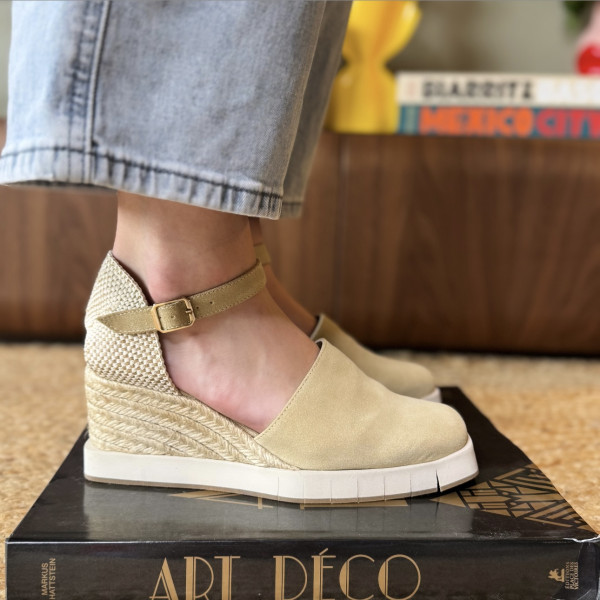 PALOMITAS SANDALE JARA BEIGE