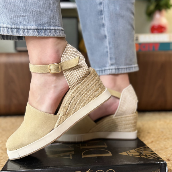 PALOMITAS SANDALE PALOMA BARCELO JARA BEIGE