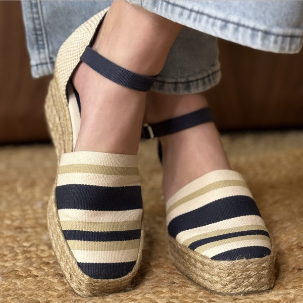 PALOMITAS SANDALE PALOMA BARCELO VARENNA BLEUE