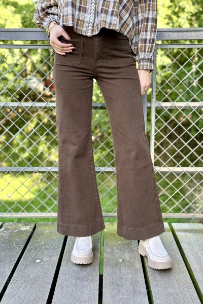 ORAIJE PANTALON MARRON JD474