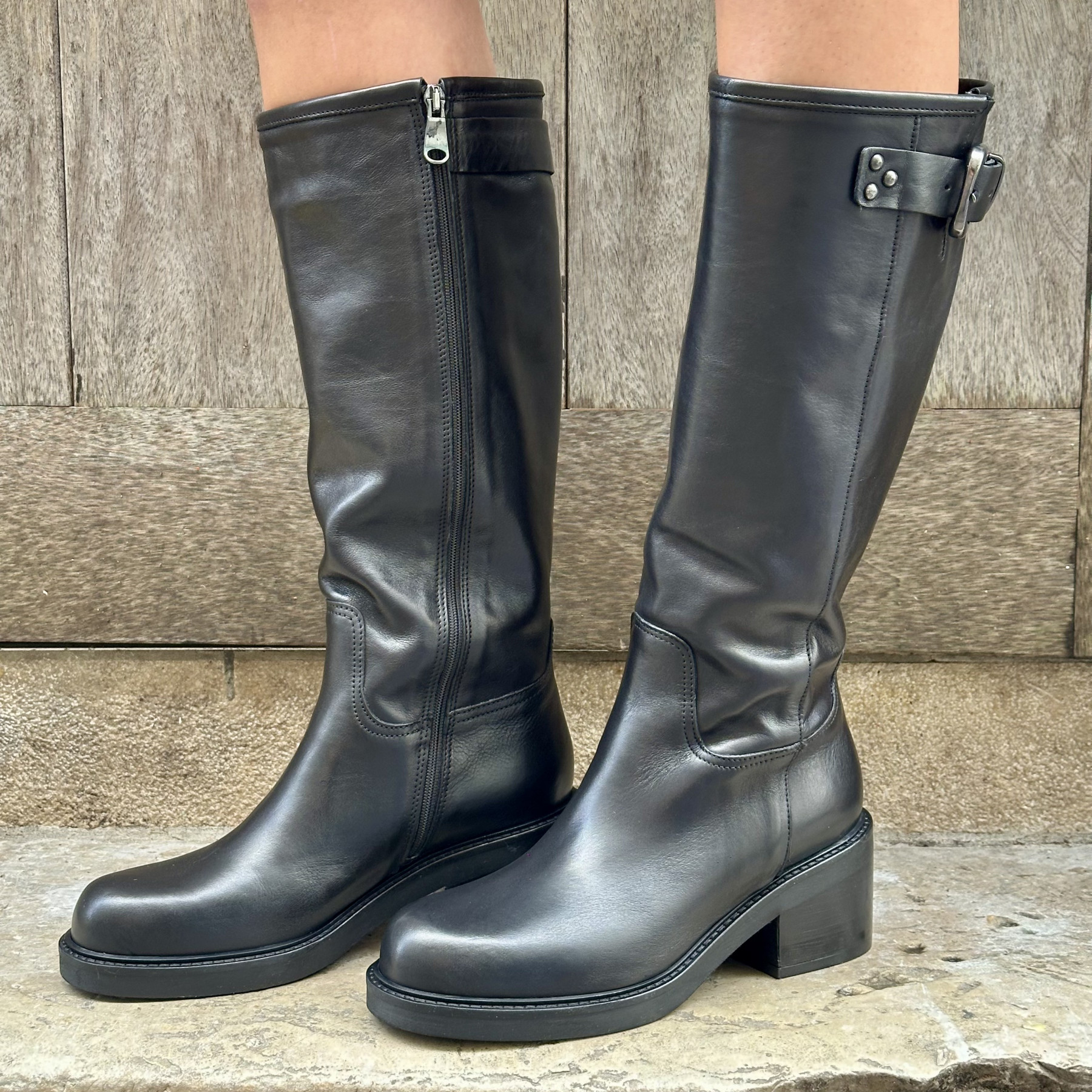PAOYAMA BOTTE MORGANA NOIR HIVER 2025