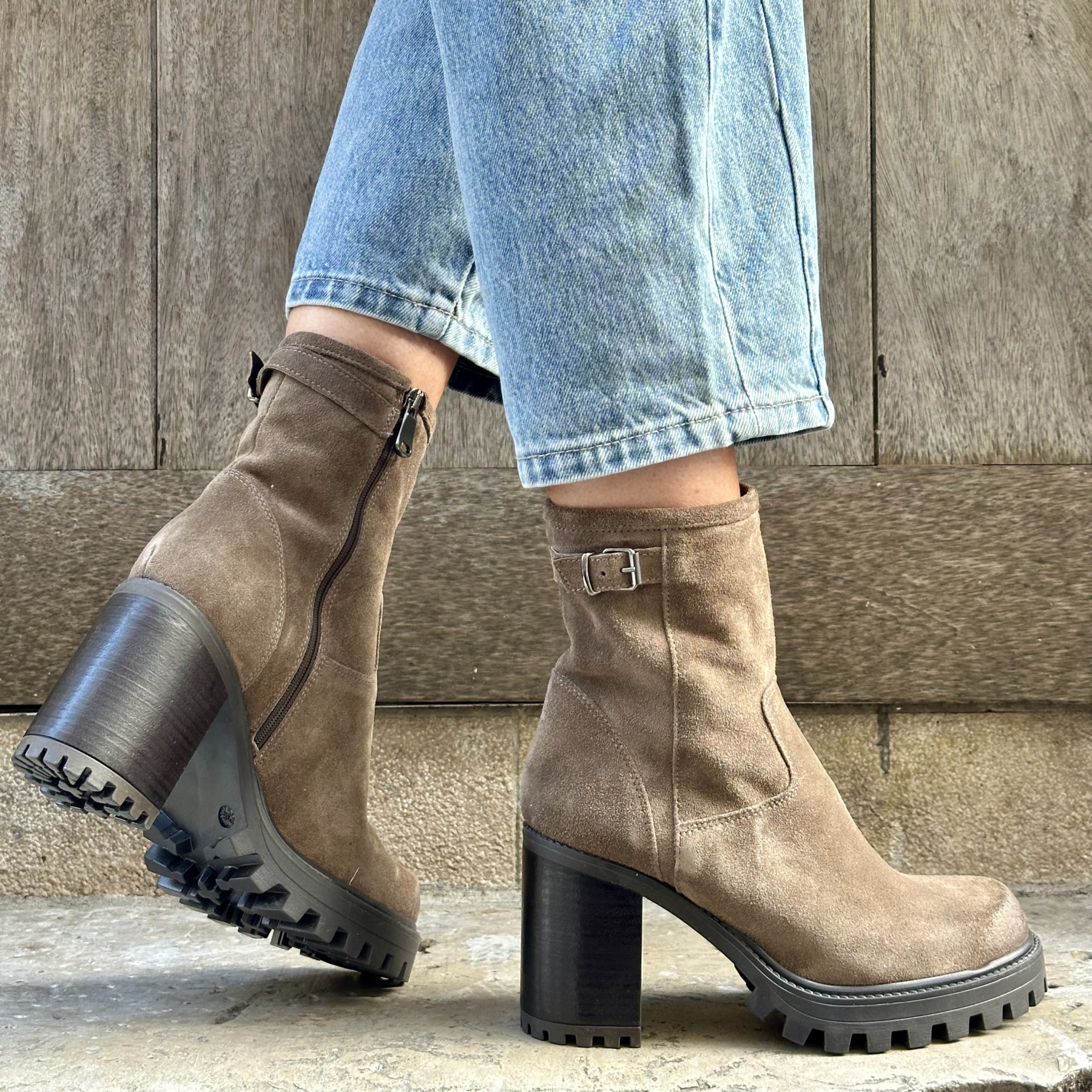 PAOYAMA BOTTINE ILDA TAUPE HIVER 2025