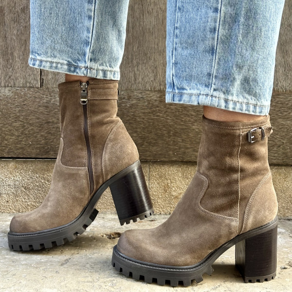 PAOYAMA BOTTINE ILDA TAUPE HIVER 2025