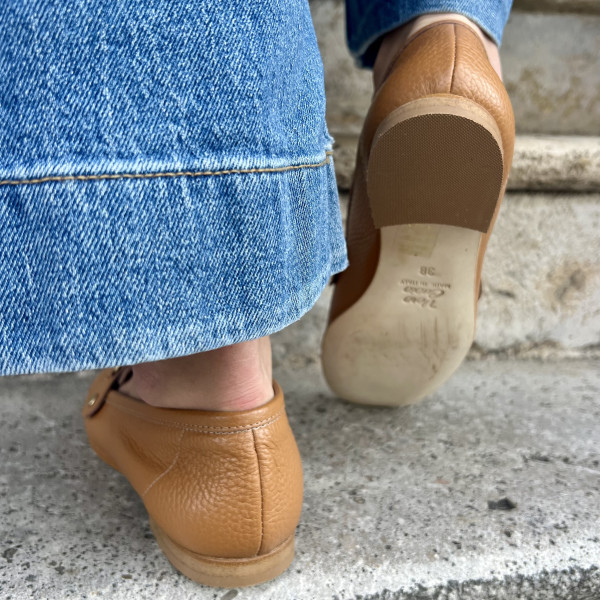 PAOYAMA MOCASSINS MINA CUOIO E26