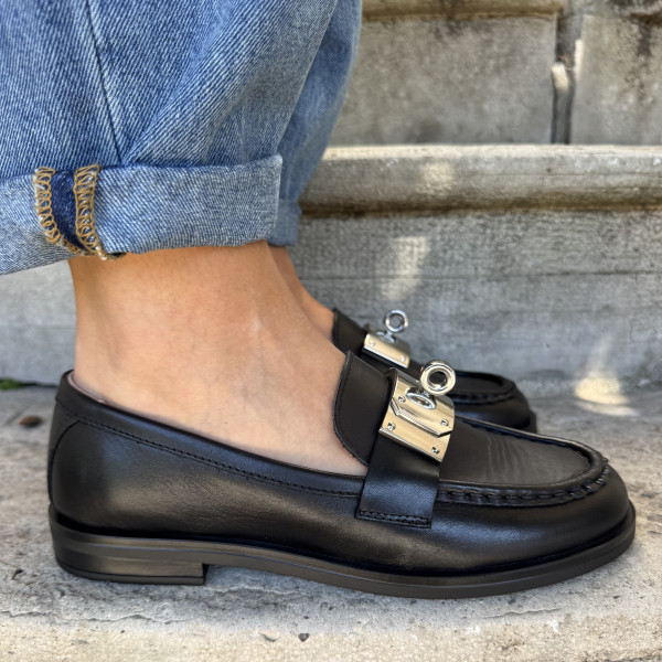 PAVEMENT MOCASSIN PABRITT NOIR 