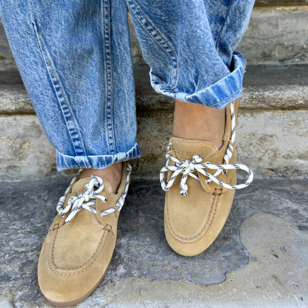 pavement mocassin pamarin bold lace tan 