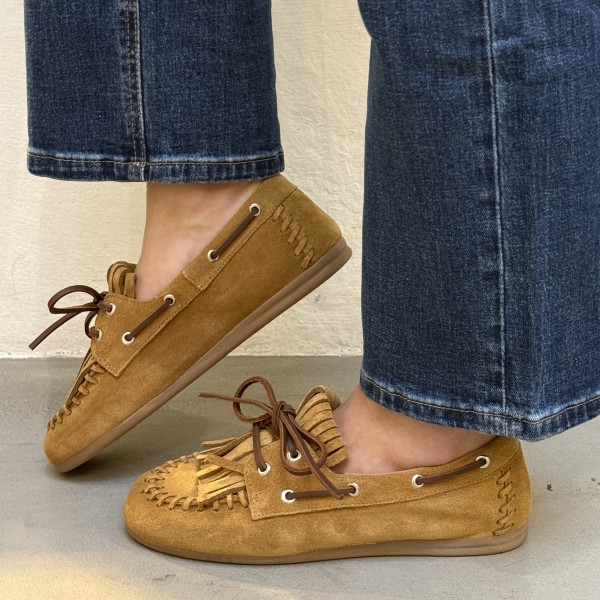 PAVEMENT MOCASSIN MAGDA CAMEL 255