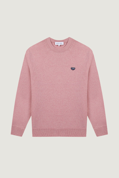 MAISON LABICHE PULL GRAND CERF PATCH COEUR