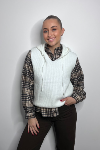 THE KORNER PULL SANS MANCHES À CAPUCHE 3406