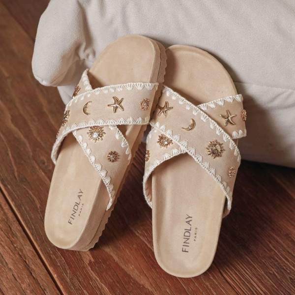 CHUMMY SANDALES LULA BEIGE 086
