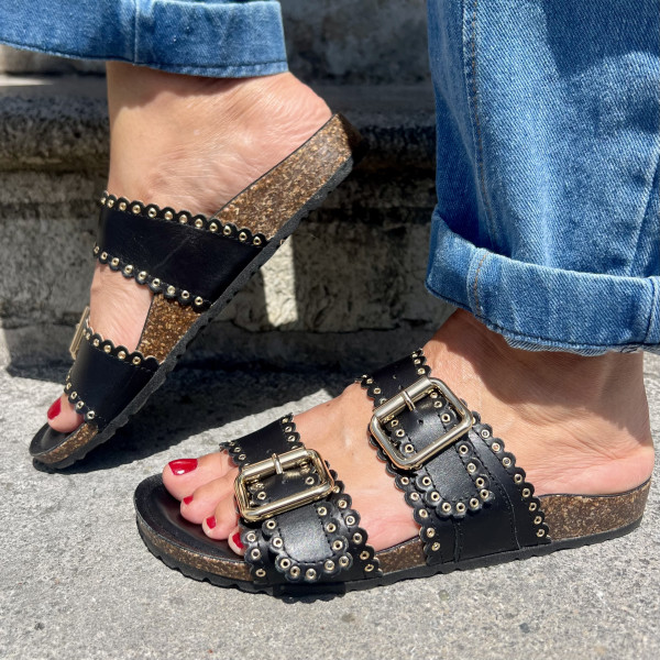 sandales semerdjian ariana oslo nero 