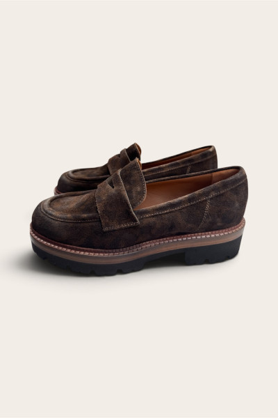 SEMERDJIAN MOCASSIN 213/105 STAMP LEOPARD 