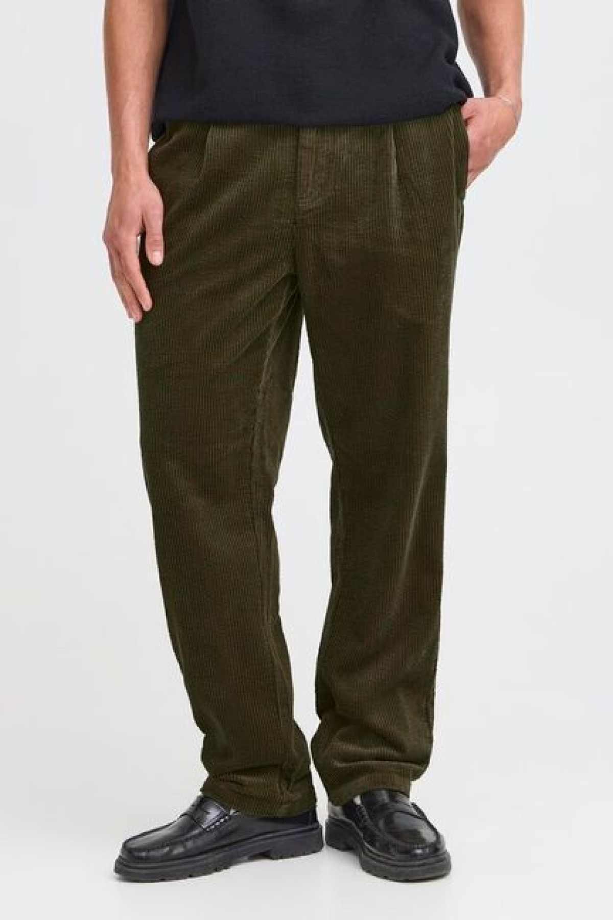 solid pantalon alann kaki